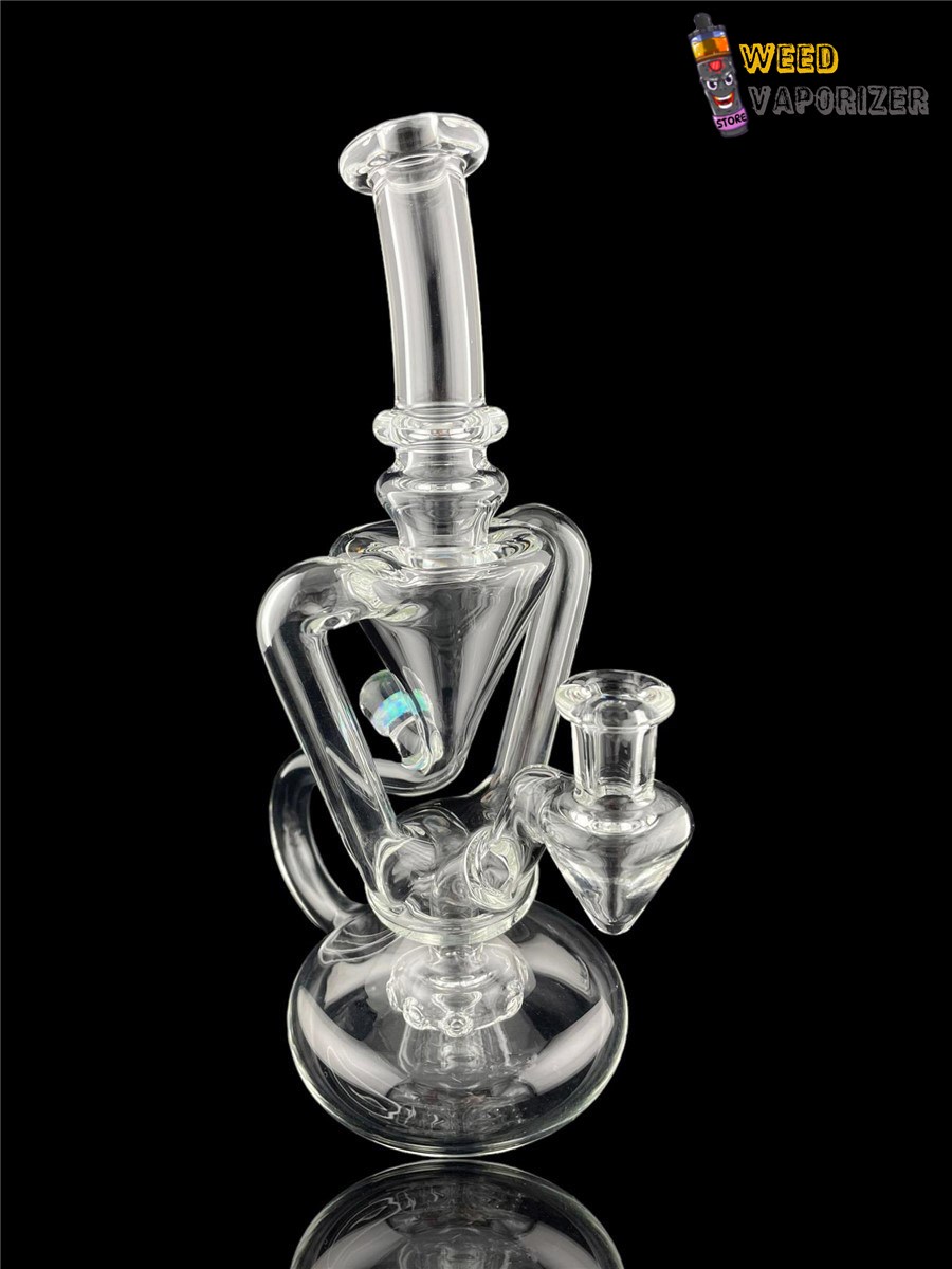 Buy BOOGIE GLASS: CLEAR DUAL UPTAKE FLOATER RECYCLER #1