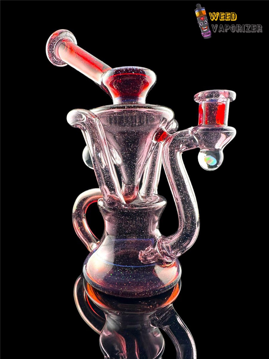 Buy HUMADETHAT: FULL COLOR DUAL UPTAKE FLOATER RECYCLER RED POMP X PINK SLYME CROPAL