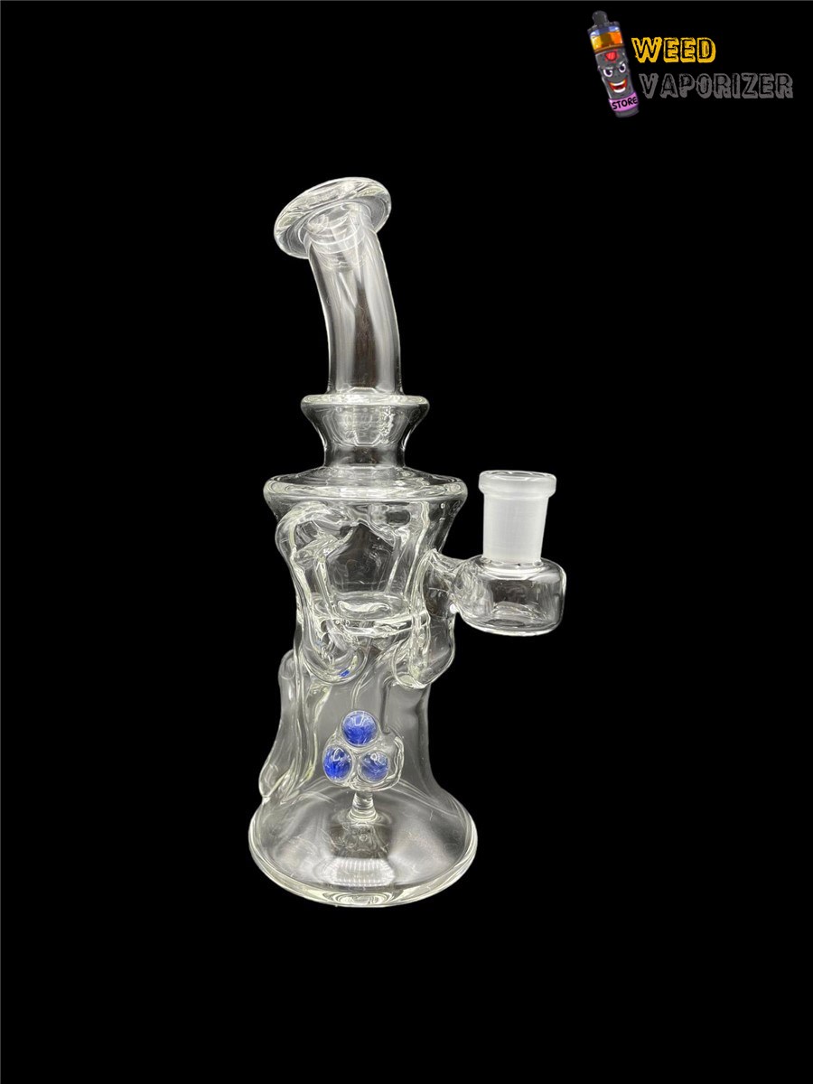 Buy CHUBBY GLASS: CLEAR ROYAL BLUE GILL RECYCLER