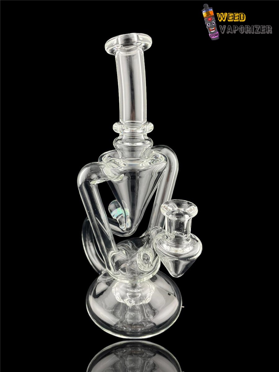 Buy BOOGIE GLASS: CLEAR DUAL UPTAKE FLOATER RECYCLER #7