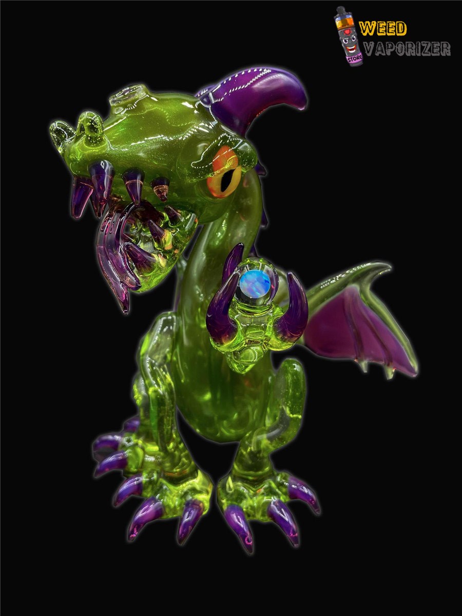 Buy ALS BORO CREATIONS: GREEN MOSS X ROYAL JELLY DRAGON W/ ENCASED OPALS