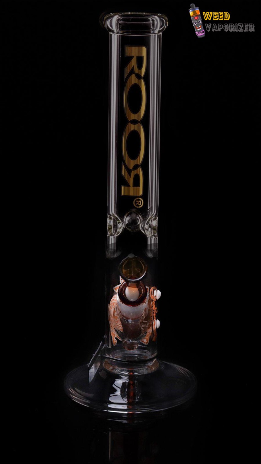 Buy ROOR GLASS: INTRO COLLECTOR SERIES BRONZE AND ORANGE STRAIGHT TUBE