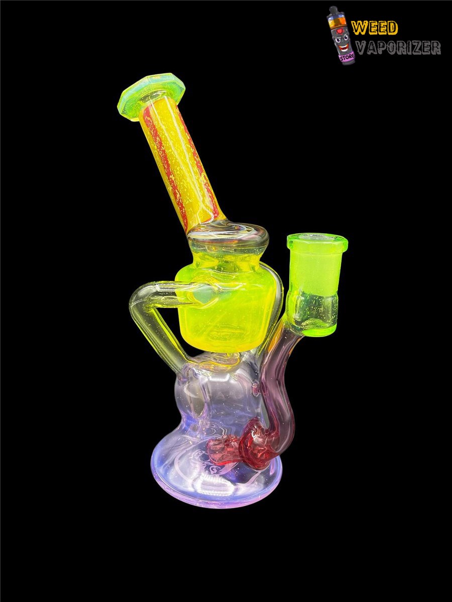 Buy WOLFE GLASS: FACETED MULTICOLOR DICHRO DUAL UPTAKE RECYCLER