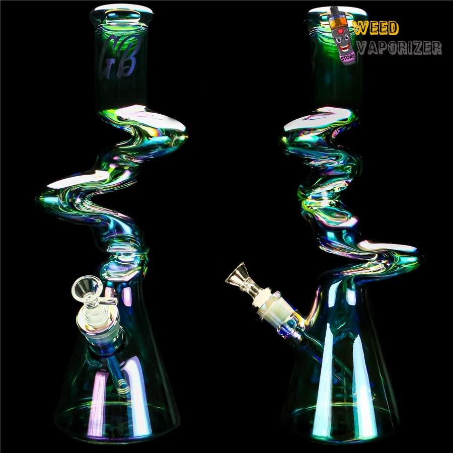 Buy GREEN BEAR: 16″ CHROME ZAG BEAKER