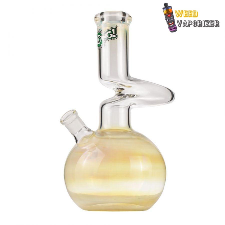 Buy ZONG GLASS: FAT SERIES 1 KINK CLEAR BUBBLE W/SILVER FUME