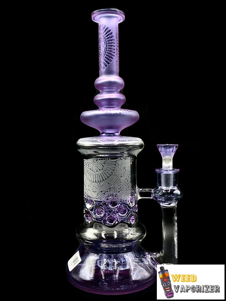 LookahTataooGlass-PurpleSandblastedFlowerPatternwithPinwheelStack2_1024x1024