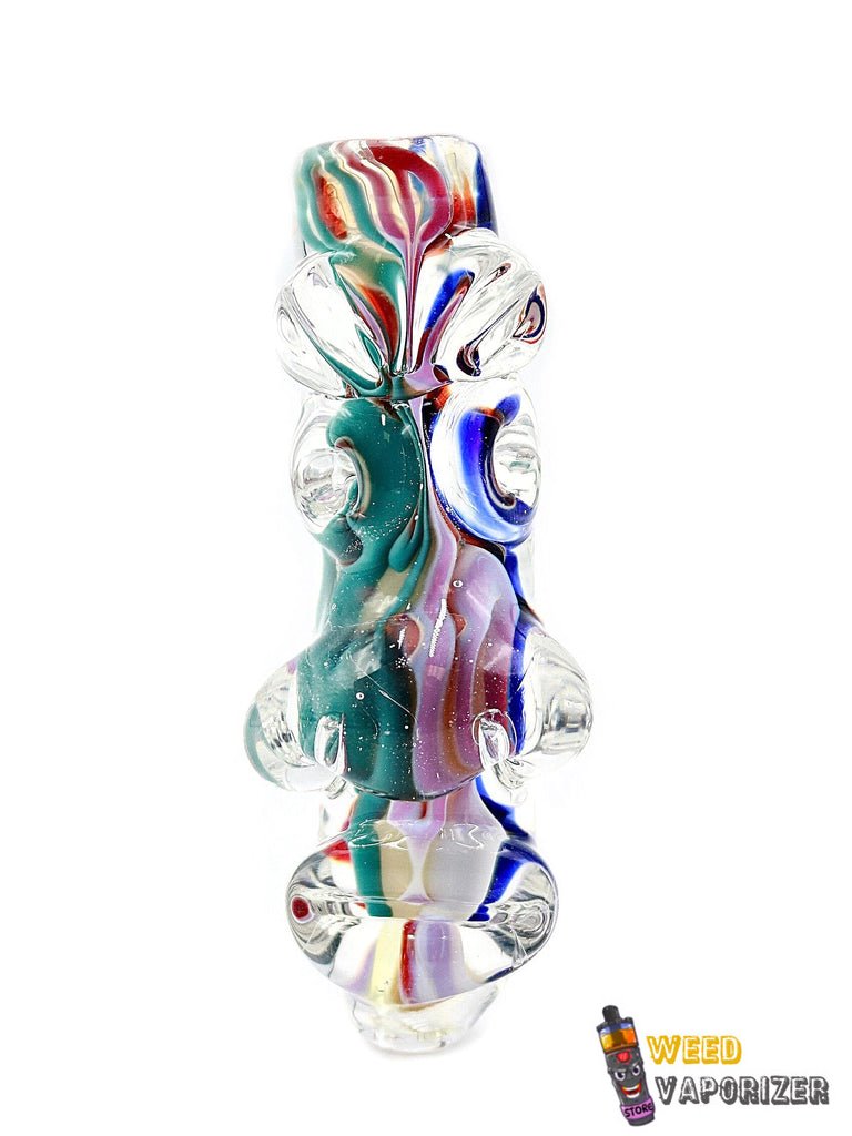 ThreeTreesGlass-InsideOutCaneworkMultiColoredChillumwithClearFaceandHornAccents1_1024x1024