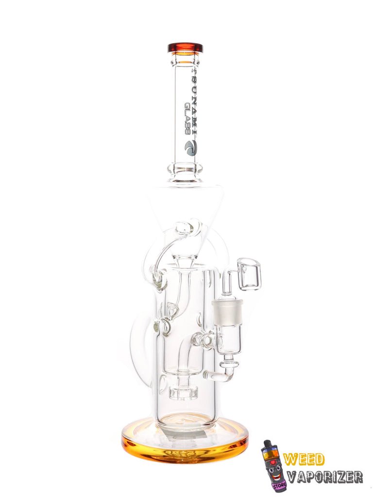 Tsunami_Showerhead_Swiss_Recycler_Dab_Rig_Amber_Orange_1024x1024